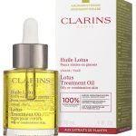 Clarins Lotus Face Treatment Oil for Oily and Combination Skin Подхранващо масло за лице