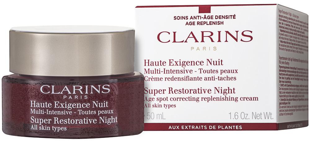 Clarins Super Restorative Night Cream Нощен възстановяващ крем против бръчки с лифтинг ефект за всеки тип кожа Clarins Super Restorative Night Cream Нощен възстановяващ крем против бръчки с лифтинг ефект за всеки тип кожа