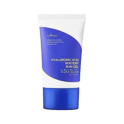 Isntree Hyaluronic Acid Watery Sun Gel слънцезащитен крем за лице със SPF 50+