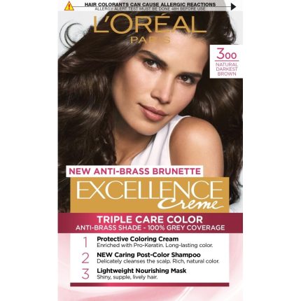 L'Oréal  EXCELLENCE 300 TRUE DARK BROWN