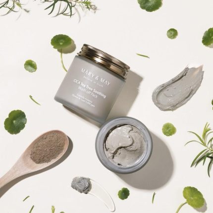 Mary & May Cica Tea Tree Soothing Wash Off Pack Успокояваща глинена маска за лице с азиатска центела