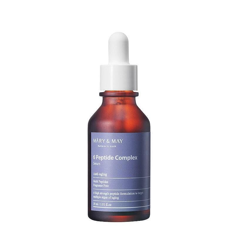 Mary and May 6 Peptide Complex Serum серум за лице с комплекс от 6 вида пептиди Mary and May 6 Peptide Complex Serum серум за лице с комплекс от 6 вида пептиди
