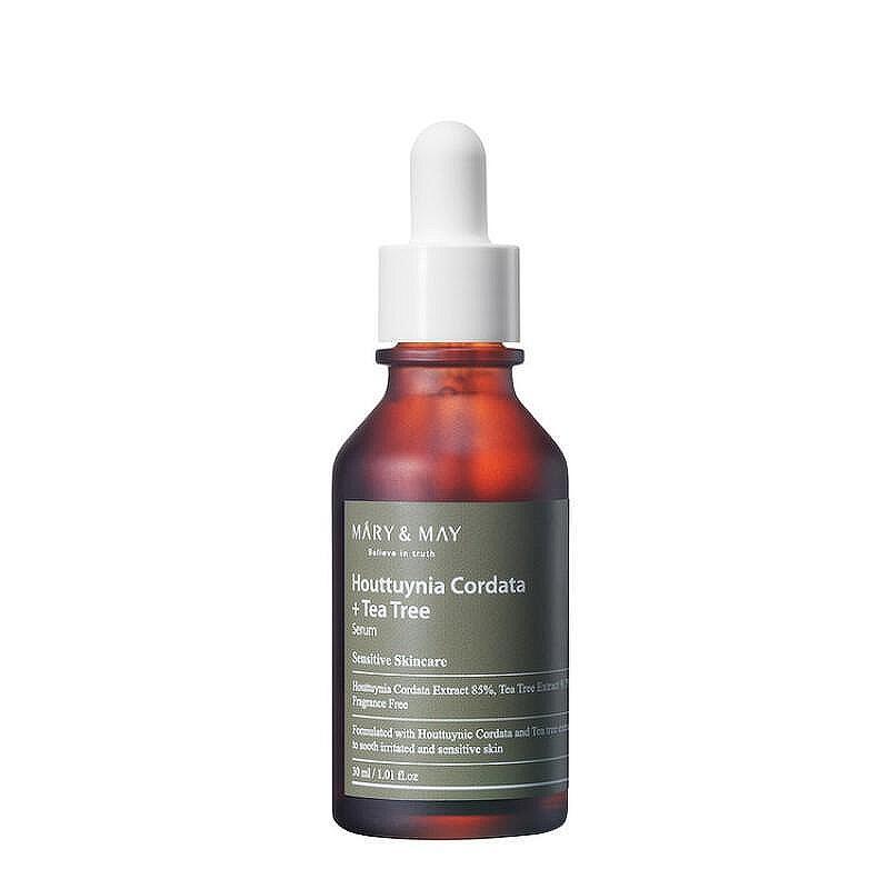 Mary and May Houttuynia Cordata + Tea Tree Serum серум за лице с хутиния и чаено дърво Mary and May Houttuynia Cordata + Tea Tree Serum серум за лице с хутиния и чаено дърво