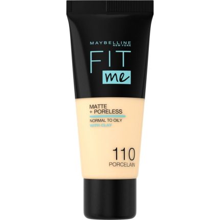 Maybelline  FIT ME MATTE Фон дьо тен 110 PORCEL
