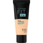 Maybelline  FIT ME MATTE Фон дьо тен 115 IVORY