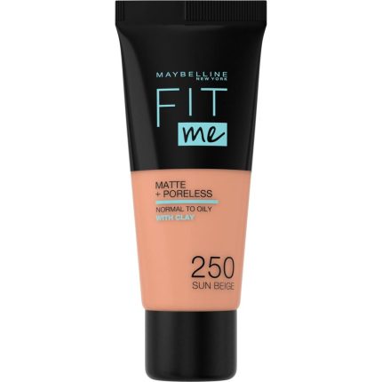 Maybelline FIT ME MATTE Фон дьо тен 250 Sun B