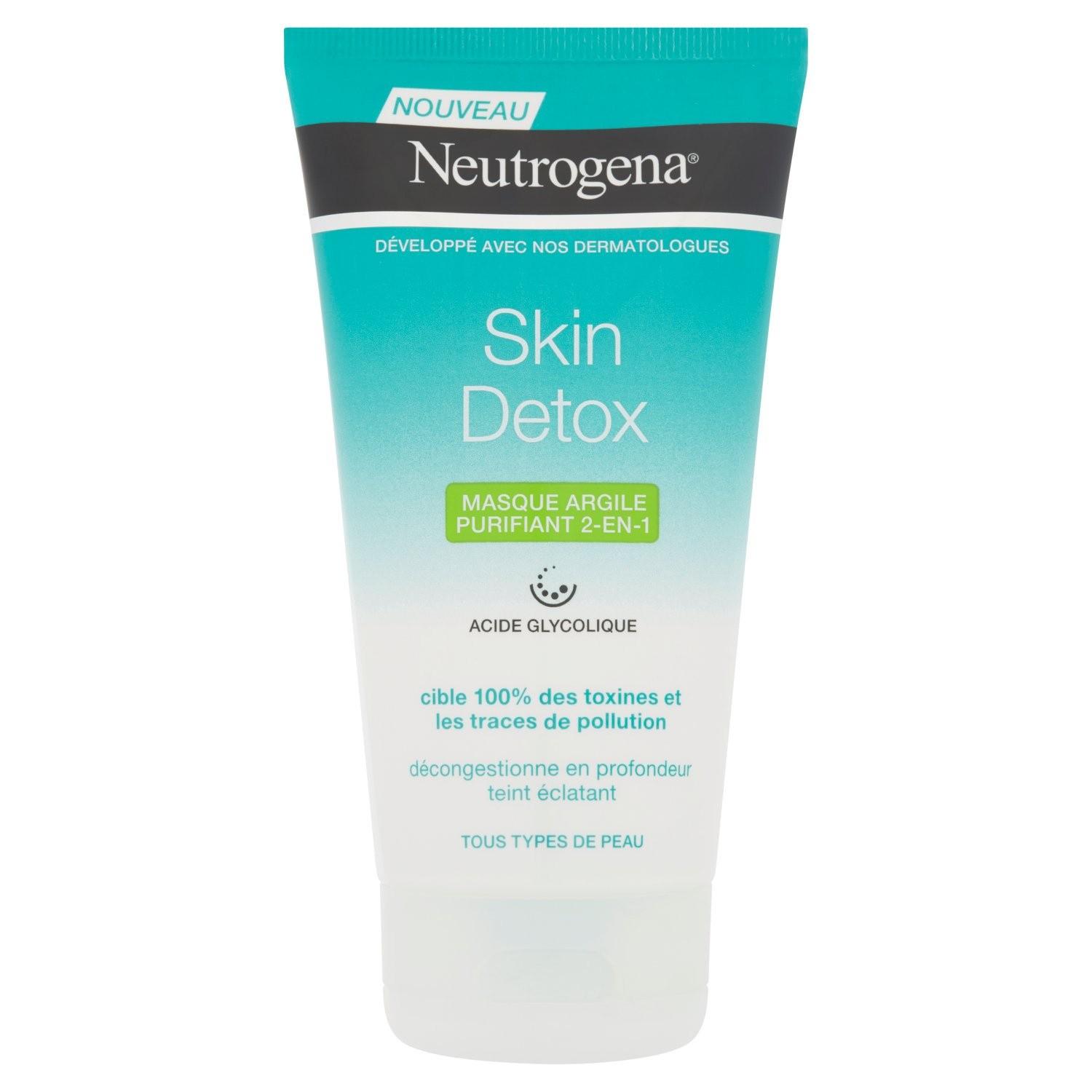 Neutrogena Норвежка Формула Skin Detox Почистваща и измиваща маска с глина Neutrogena Норвежка Формула Skin Detox Почистваща и измиваща маска с глина