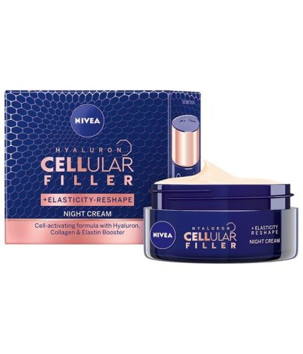 NIVEA Cellular Hyaluron Filler + Elasticity Нощен крем