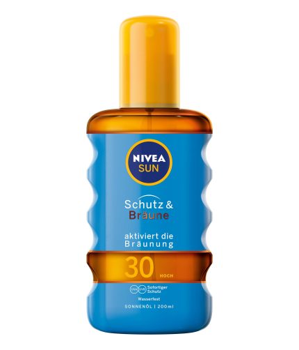 Nivea Sun Protect & Bronze Защитно олио за допълнителен тен SPF 30