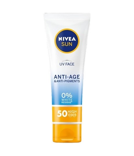 NIVEA Sun Слънцезащитен крем за лице против пигментация SPF 50+ NIVEA Sun Слънцезащитен крем за лице против пигментация SPF 50+