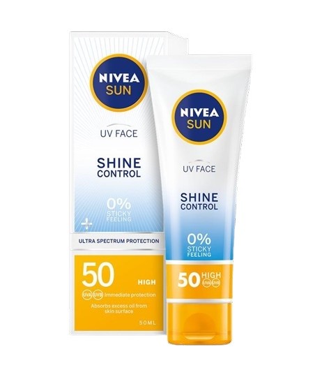 NIVEA Sun Слънцезащитен UV крем за лице с контрол върху омазняването SPF 30 NIVEA Sun Слънцезащитен UV крем за лице с контрол върху омазняването SPF 30