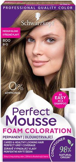 Schwarzkopf Perfect Mousse Трайна мус боя без амоняк