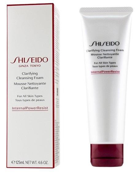 Shiseido Clarifying Cleansing Foam Активна почистваща пяна за всеки тип кожа Shiseido Clarifying Cleansing Foam Активна почистваща пяна за всеки тип кожа