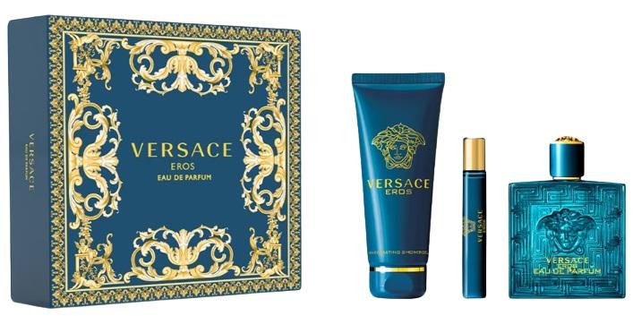 Versace Eros Eau De Parfum Подаръчен комплект за мъже Versace Eros Eau De Parfum Подаръчен комплект за мъже